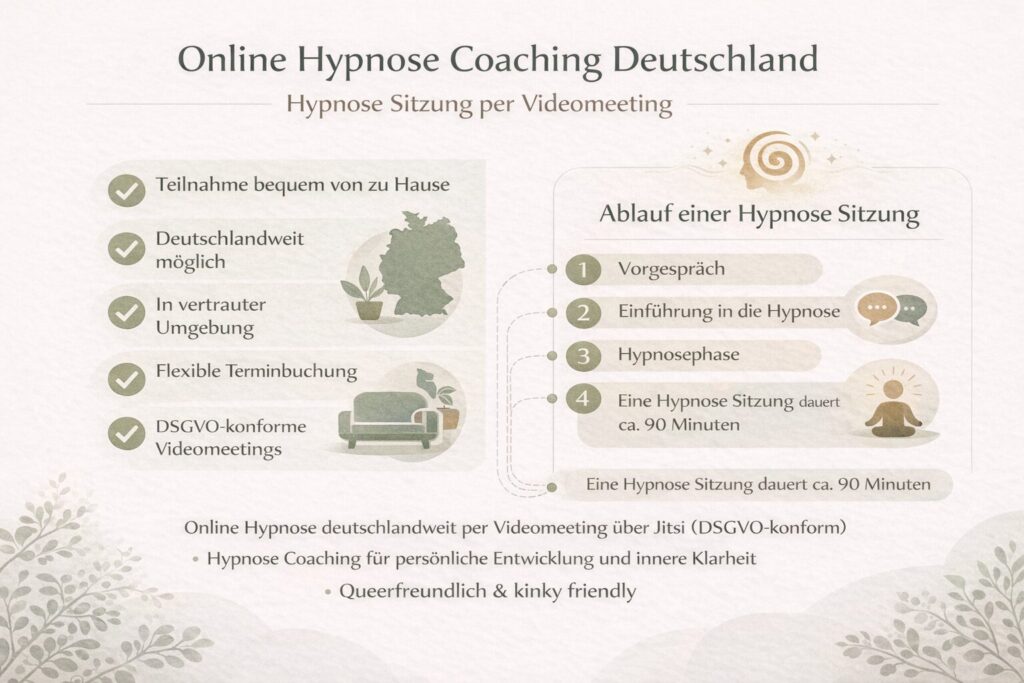 Online Hypnose Coaching Deutschland – Ablauf einer Hypnose Sitzung